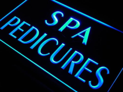 Spa Pedicures LED Light Sign